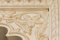 Ornately built and decorated stone details