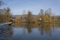 Orne River, Clecy, Swiss Normandy, Normandy Royalty Free Stock Photo