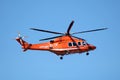 ORNGE ambulance helicopter Royalty Free Stock Photo