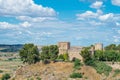 Oropesa castle at Toledo Castilla La Mancha in Spain. Royalty Free Stock Photo