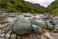 The Orosi River, Tapanti - Cerro de la Muerte Massif National Park Royalty Free Stock Photo