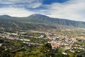 Orotava valley and volcano Teide (Tenerife) Royalty Free Stock Photo