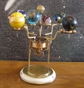 Orrery Steampunk Art Clock Royalty Free Stock Photo