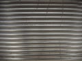 Orrugated metal sheet shutter door texture.