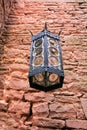 Lantern in castle Chateau du Haut-Koenigsbourg Royalty Free Stock Photo