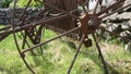 Orse Drawn Hay Rake used raking grass and crop