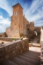 Orsini Castle in the ghost town of Celleno Italy