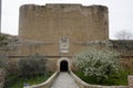 Orsini fortress in sorano in tuscany Royalty Free Stock Photo