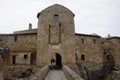 Orsini fortress in sorano in tuscany Royalty Free Stock Photo