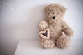 Orso con cuore Royalty Free Stock Photo