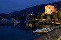 Orta lake by night Royalty Free Stock Photo