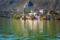 Orta San Giulio island. Color image Royalty Free Stock Photo