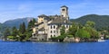 Orta San Giulio island, Piedmont, Italy. Royalty Free Stock Photo