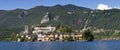 Orta San Giulio island, Piedmont, Italy. Royalty Free Stock Photo