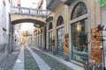 ORTA SAN GIULIO, ITALY - 10 MAY, 2018 - Street scene in Orta San Giulio Royalty Free Stock Photo