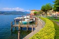 Orta San Giulio, am Ufer des Orta-See in Italien - Orta San Giulio, on the shore of Lake Orta Royalty Free Stock Photo