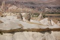 Ortahisar cave city in Cappadocia - Landscape, Turkey