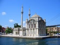 Ortakoy Mosque at Bosphorus Royalty Free Stock Photo