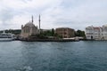 Ortakoy Mosque with Bosphorus Bridge - Connection between Europe and Asia in Istanbul, Turkey Royalty Free Stock Photo