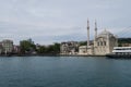 Ortakoy Mosque with Bosphorus Bridge - Connection between Europe and Asia in Istanbul, Turkey Royalty Free Stock Photo