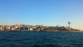 Ortakoy mosque and Bosphorus bridge, Istanbul, Turkey. Royalty Free Stock Photo