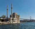 Ortakoy Mosque and Bosphorus Bridge