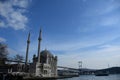 Ortakoy mosque Bosphorus, ÃÂ°stanbul Royalty Free Stock Photo