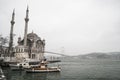 Ortakoy Mosque (Buyuk Mecidiye Camii) Royalty Free Stock Photo