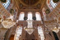 Ortakoy Mosque or Buyuk Mecidiye Mosque interior view