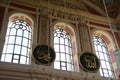 Ortakoy Mosque Inside. Bosphorus, painted Royalty Free Stock Photo