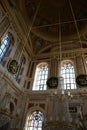 Ortakoy Mosque Inside. Bosphorus, painted Royalty Free Stock Photo