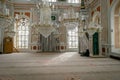 Ortakoy mosque interior in Istanbul, Turkey Royalty Free Stock Photo