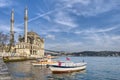 Ortakoy Mosque at Istanbul Royalty Free Stock Photo