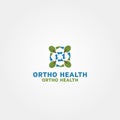 Ortho Health Vector logo design template idea And inspiration