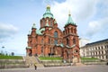 Orthodox Assumption Cathedral in the August afternoon. Finland