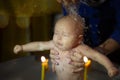 Orthodox baptism of a child