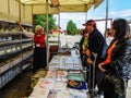 The Orthodox book fair in the Gomel region of the Republic of Belarus.