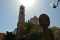 Orthodox Cathedral Of Chania On Its Main Facade. History Architecture Travel. Royalty Free Stock Photo