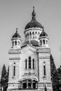 The orthodox cathedral in Cluj Napoca, Transylvania, Romania. Cathedral of the Dormition of the Theotokos or Dormition of the Royalty Free Stock Photo