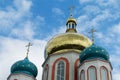 Orthodox christian church domes Royalty Free Stock Photo