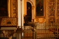 Orthodox Christian Church Interior. Icon And Candles. Inside.