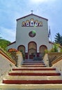 Orthodox Christian hurch in Rhodes island Royalty Free Stock Photo