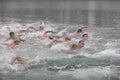 Orthodox Christians celebrate Epiphany with traditional ice swimming