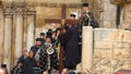 Orthodox Christians mark Good Friday in Jerusalem, a procession along the Via Dolorosa