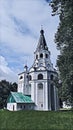 Photographic art picture of orthodox church of The Alexandrov Kremlin