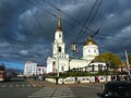 Orthodox church in the center of Izhevsk