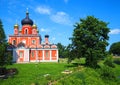 Orthodox Church in the city of Staraya Russa. A beautiful church in a picturesque place.