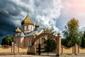 Orthodox Church. Concept - opposition of opposing forces