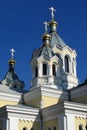 Orthodox Church dome with cross Royalty Free Stock Photo