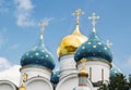 Orthodox church dome detail in Sergiyev posad Royalty Free Stock Photo